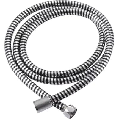 Aquavive Doucheslang Aquavive - Anti-torsie - Universeel - Chroom-zwart - 175cm