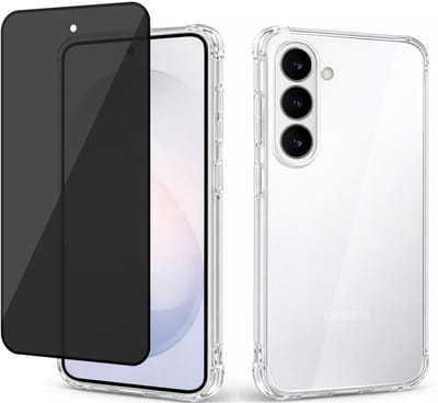 ChiGuard Hoesje & Privacy Screenprotector geschikt voor Samsung Galaxy S26 Hoesje Screenprotector - Privé - Gehard Glas Cover