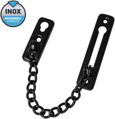AMIG Deurketting RVS Zwart 170mm - Roestvrij Staal Modern Vochtbestendig