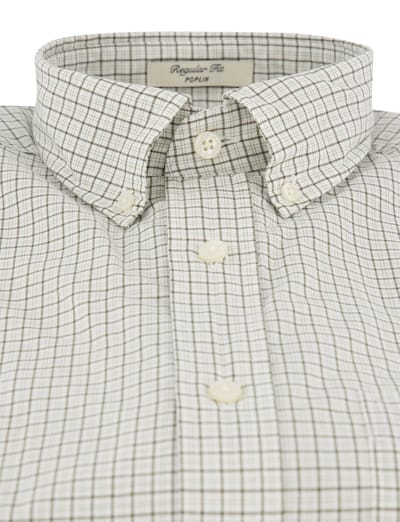 Casual overhemd Gant Regular Fit groen button-down boord