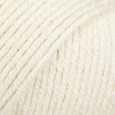 DROPS Cotton Merino Uni Colour - 01 naturel - Wol/Katoen Garen