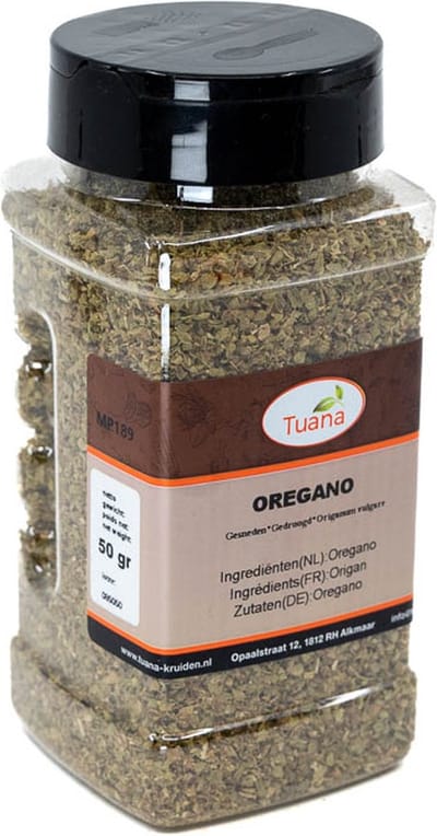 Tuana Kruiden - Oregano Gesneden - Strooibus 40 Gram - Tuanashop - MP-O-0005