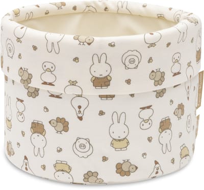 Jollein Commode Mandje - Miffy Family Farm - Ø19 cm