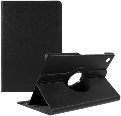 Hoes Geschikt voor Samsung Galaxy Tab A8 (2021) hoes - Hoes Geschikt voor Samsung Galaxy Tab A8 (10.5 inch) draaibare hoes - Zwart
