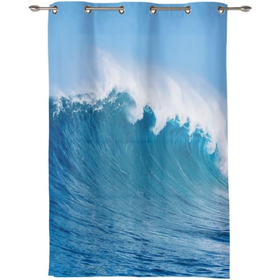 Slaapkamer Keuken Gordijn Lente Bloem Vlinder Raamgordijnen Gordijnen voor Woonkamer Decoratieve Artikelen 135W x 60H(cm) x1 gray