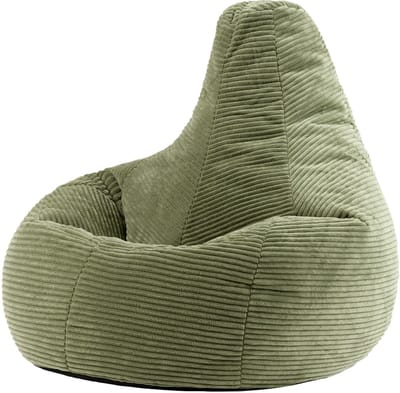 icon - Dalton Zitzak Fauteuil - Gaming - Ribfluweel - Saliegroen