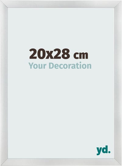 Your Decoration - Fotolijst 20x28 cm - MDF - Zilver Mat - Pisa