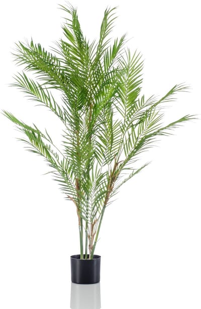 Emerald - Kunstplant Chamaedorea Palm 120cm - Kunstplant voor binnen