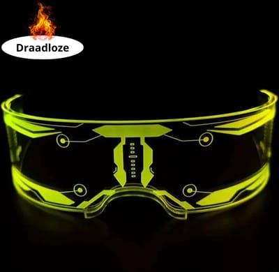 Bovista - Festival Bril - Rave - Space - Techno - Freaky Glasses - Heren - Dames - Zonnebril - Led 5