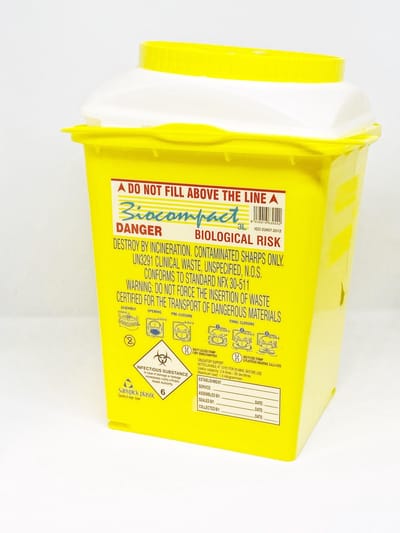 Sanypick Biocompact Naaldencontainer 3 Liter - 10 stuks