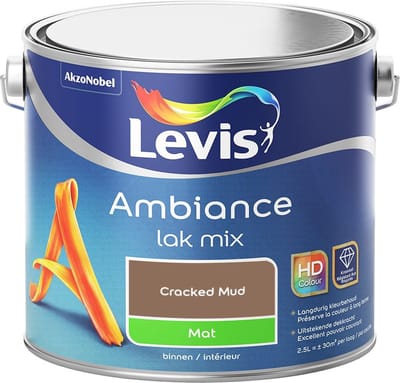 Levis - Ambiance Lak Mat Mix - Cracked Mud - Mengverf - 2,5 L