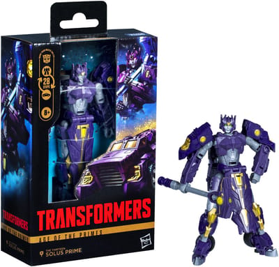 Hasbro Transformers Age of the Primes Deluxe Class Action Figure The Thirteen Autobot Solus Prime 14 cm Action Figuur