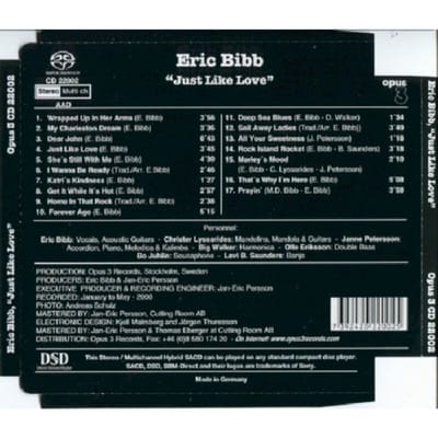 Eric Bibb - Just Like Love (SACD)