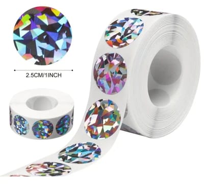 10 Krasstickers holographic 2.5cm