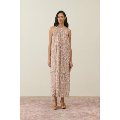 Louise Misha Dress Marjorie Cream Dolce Flowers Größe: 44 | Maxikleider Outlet | Damen | Weiß