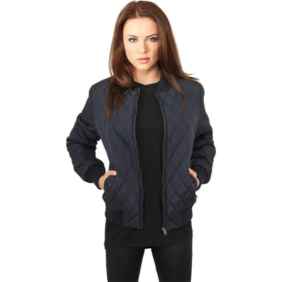 Urban Classics - Diamond Quilt Nylon Jacket - XL - Blauw