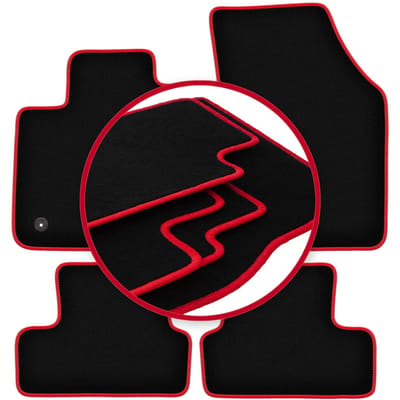 CARLUX-RED automatten voor: Renault Megane IV Grand-Coupe, liftback, estate, grandtour, coupé, GT (2015-)
