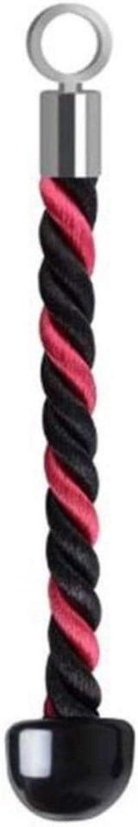 Touw Kabel Accessoire - Fitness Touw - Kracht Training - Comfortabele Grip - 39 cm - Zwart Roze