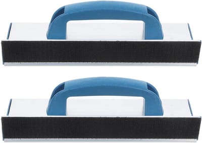 Dailygoods- Hoekwandschuurmachine zelfklevend - Schuurpapierhouder - Ergonomische handgreep - Aluminiumlegering - 2 stuks - Afmetingen 24,7 x 8,7 x 6 cm - Schuurmachine