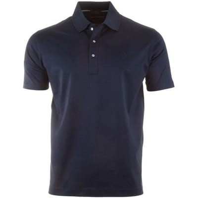 Paul & Shark Polo Silver Collection Double Mercerised Cotton Jersey Donker Blauw / male
