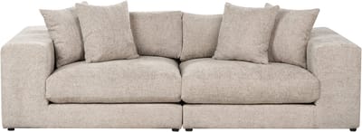 GLORVIKA II - Driezitsbank - Taupe - Polyester