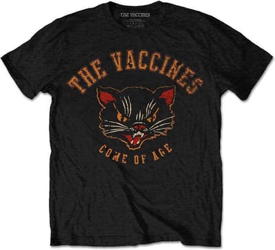 The Vaccines - Cat Heren T-shirt - S - Zwart