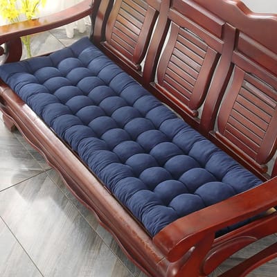 Tuinkussen Bank - Zitkussen Buiten - Ontspannen Zitten - Met Bevestigingsbanden - 55x180cm - Gekleurd
