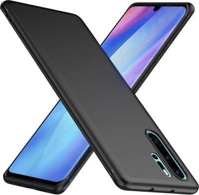 Ultradunne TPU Case | Huawei P30 Pro | Zwart | Mat Finish Cover | Luxe Siliconen Hoesje