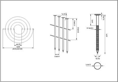 Coilspijkers - Ringnagels - Snel Werken - Hoge Compatibiliteit Tackers - 12.600 stuks 21x32mm - Verzinkt