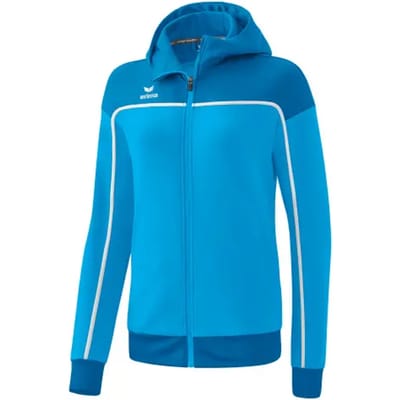 Erima Change Trainingsjack Met Capuchon Dames - Wit / Curaçao | Maat: 34