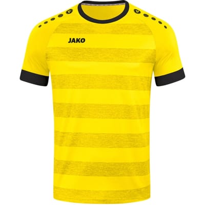 Jako Celtic Melange Shirt Korte Mouw Kinderen - Citroen | Maat: 116