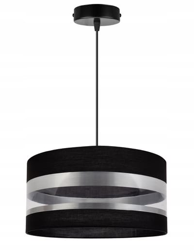 Luxe Hanglamp Chroom met Stofkap - E27 Fitting