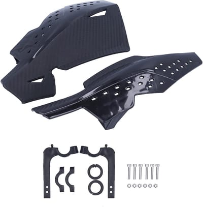 Motorhandgreep Beschermers - Handkappen Motor - Bescherming Tegen Weer - Universele Montage - 2 Stuks - Zwart