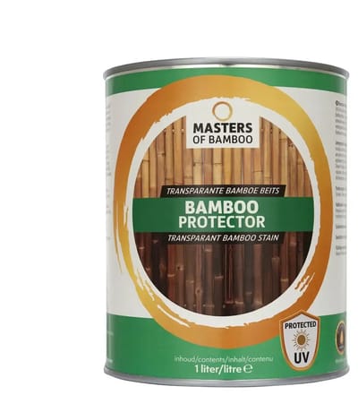 Masters of Bamboo® Bamboe Protector 1L - Transparant Bamboe onderhoudsmiddel - Bamboe beits