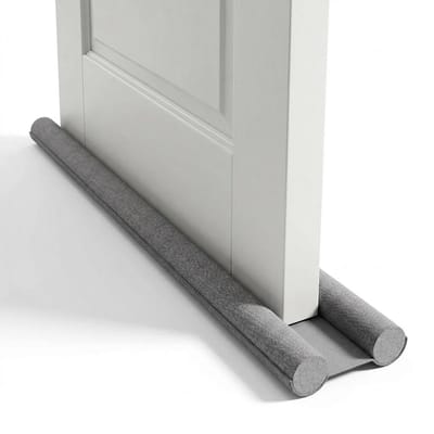 Cheqo® Tochtstrip - Tochtstrip Deur - Tochtstrip Deur Onderkant - Deurtochtstrip - Tochtband - Tochtband Deur - Tochtwering Deur - Tochtstopper Deur - Tochtstopper - Deurstrip Tegen Tocht - Tochtstrip Grijs