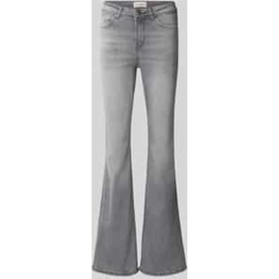 flared fit jeans van katoenmix model 'MICHELLE'