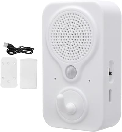 Bewegingsgeactiveerde Geluidsafspeler voor Deurbel met DIY Stemopname en Infrarood Sensor voor Welkom en Toegangswaarschuwing