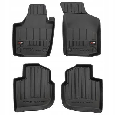 FROGUM PROLINE Automatten - Geschikt voor SEAT TOLEDO IV (2012-2018) - 4-delig - TPE Rubber - Zwart