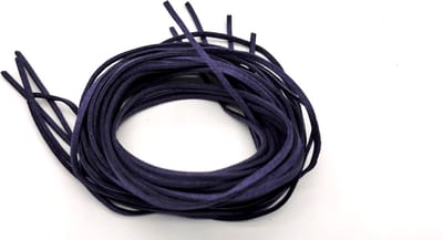 5 x 150 cm - Suede look koord – kleur - Marine blauw - sieraden maken - zoals - ketting - armband of andere doeleinde.