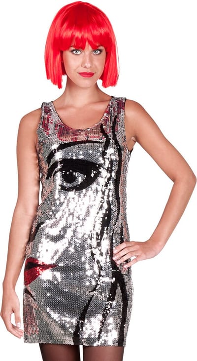 Boland - Jurk Dazzle glance (M) - Volwassenen - Showgirl - Glitter and Glamour