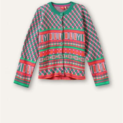 Oilily Vivaldi Vest- maat92/2T Meadow