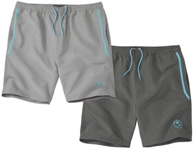 ATLAS FOR MEN - 2-pack shorts van microvezel Sporting - Heren - Verkrijgbaar in grote maten - XXL