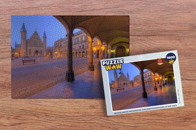 Puzzel Den Haag - Binnenhof - Plein - Legpuzzel - Puzzel 1000 stukjes volwassenen