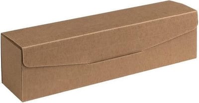 Wijndoos cadeauverpakking karton 38x8,5x9,3cm NATUREL (35 stuks)