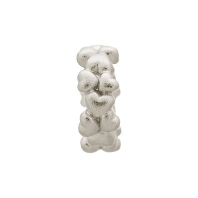 Endless Million Heart Dots Silver Bedel Zilver 41163