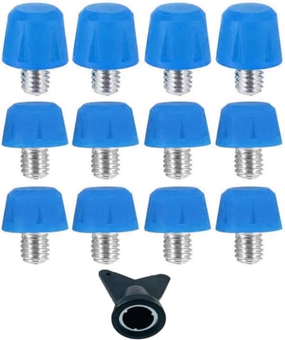 12 stuks vervangende voetbalschoenen spikes voor mannen, vrouwen, jongens en meisjes - duurzame schroefnails voor optimale grip en prestaties op het veld