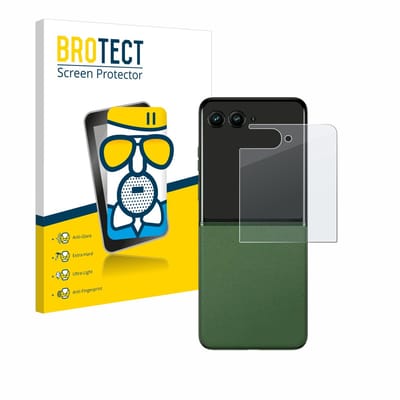 BROTECT - Screenprotector voor Motorola Razr 50 Ultra (Achterdisplay) - Folie Beschermfolie Beschermglas matte