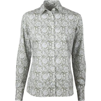 Stenströms Sofie Shirt Green Pattern Maat: 36 | Overhemden Outlet | Dames | Groen