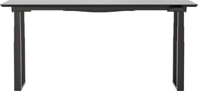 Worktrainer - OLeg Strong Zit Sta Bureau - Hoogte 60,5 - 125,5 cm - Breedte 110 - 190 cm - Elektrisch Frame - In hoogte verstelbare Tafel onderstel - Zwart - Met geheugenfunctie