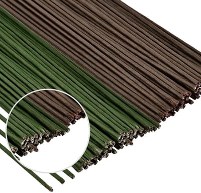 Donkergroene en Bruine Kralendraad voor Sieraden en Creatieve Projecten, Tuinbedrading en Bloemendraad